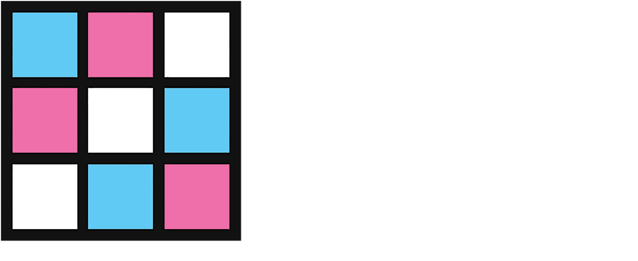 PHX Beyond Binary logo in white for dark backgrounds